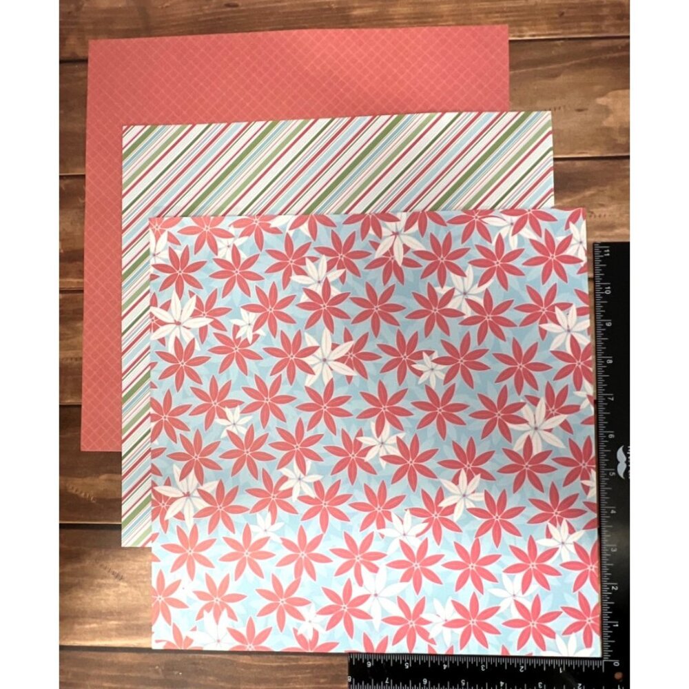 Assorted Scrapbook Paper Set With festive designs by EK Success